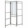 Maisons Du Monde Paravents Paravent En Métal Noir Et Verre -Meubles d'appoint Soldes paravent en metal noir et verre 1000 10 6 222472 1