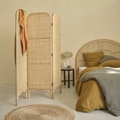 Bois Dessus Bois Dessous Paravents Paravent En Rotin Et Cannage 170 Cm -Meubles d'appoint Soldes paravent en rotin et cannage 170 cm 2