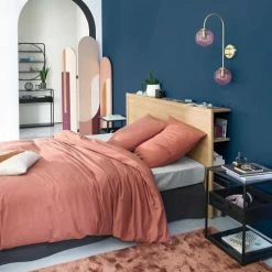 Maisons Du Monde Paravents Paravent En Toile Imprimée Rose, Beige Et Aubergine -Meubles d'appoint Soldes paravent en toile imprimee rose beige et aubergine 1000 2 16 218792 3