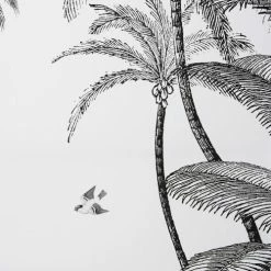 Maisons Du Monde Paravents Paravent Imprimé Forêt Tropicale Noir Et Blanc -Meubles d'appoint Soldes paravent imprime foret tropicale noir et blanc 1000 8 35 190357 3