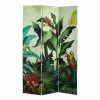 Maisons Du Monde Paravents Paravent Imprimé Tropical L 121 Cm -Meubles d'appoint Soldes paravent imprime tropical l 121 cm 1000 14 10 154867 1