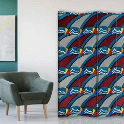 Legendarte Paravents Paravent Kunstgewerbliche Schmuckformen - C. Stoll 145x180cm -Meubles d'appoint Soldes paravent kunstgewerbliche schmuckformen c stoll 145x180cm 2