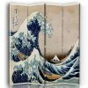 Legendarte Paravents Paravent La Grande Vague De Kanagawa - K. Hokusai 145x180cm (4x) -Meubles d'appoint Soldes paravent la grande vague de kanagawa k hokusai 145x180cm 4x