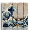 Legendarte Paravents Paravent La Grande Vague De Kanagawa - K. Hokusai Cm 180x170 (5x) -Meubles d'appoint Soldes paravent la grande vague de kanagawa k hokusai cm 180x170 5x