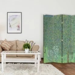 Legendarte Paravents Paravent Rosiers Sous Les Arbres - Gustav Klimt Cm 145x170 (4 Volets) 8 Legendarte Paravents Paravent Rosiers Sous Les Arbres - Gustav Klimt Cm 145x170 (4 Volets) -Meubles d'appoint Soldes paravent rosiers sous les arbres gustav klimt cm 145x170 4 volets 2