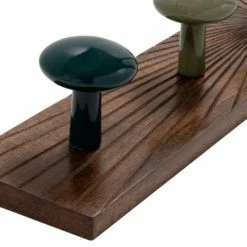 Nouveaux produits -Meubles d'appoint Soldes patere 4 crochets en bois et ceramique coloree 1000 14 31 227253 2