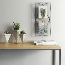 Umbra Portemanteaux Et Patères Patère 5 Crochets Rabattables, Plastique Noir -Meubles d'appoint Soldes patere 5 crochets rabattables plastique noir 1