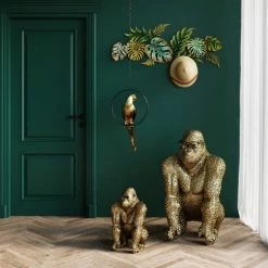 Kare Design Portemanteaux Et Patères Patère 6 Crochets Feuilles Tropicales En Acier -Meubles d'appoint Soldes patere 6 crochets feuilles tropicales en acier 1