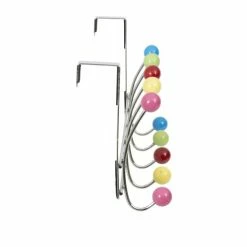 Compactor Portemanteaux Et Patères Patère De Porte 10 Crochets -Meubles d'appoint Soldes patere de porte 10 crochets 3