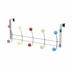 Compactor Portemanteaux Et Patères Patère De Porte 10 Crochets -Meubles d'appoint Soldes patere de porte 10 crochets 5
