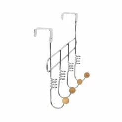 Compactor Portemanteaux Et Patères Patère De Porte 4 Crochets L33cm -Meubles d'appoint Soldes patere de porte 4 crochets l33cm 3