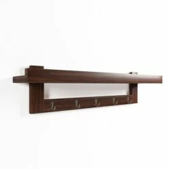 Potiron Paris Portemanteaux Et Patères Patère En Bois Et Argent -Meubles d'appoint Soldes patere en bois et argent 2