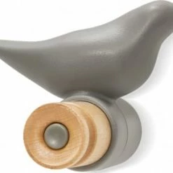Kokoon Design Portemanteaux Et Patères Patère Forme Oiseau Couleur Blanc -Meubles d'appoint Soldes patere forme oiseau couleur gris 4