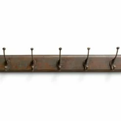 PIB Portemanteaux Et Patères Patère Murale Patinée En Bois Marron