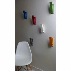 Swabdesign Portemanteaux Et Patères Patère Pince à Linge En Polycarbonate Gris -Meubles d'appoint Soldes patere pince a linge en polycarbonate gris 3