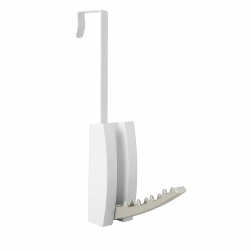 Umbra Meubles D'appoint Patère Valet Haut De Porte Flip Bois Blanc -Meubles d'appoint Soldes patere valet haut de porte flip bois blanc
