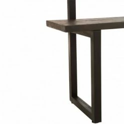 Meubles & Design Valets De Nuits Et Portants Portant D'entrée Avec Banc En Bois Massif -Meubles d'appoint Soldes portant d entree avec banc en bois massif 4