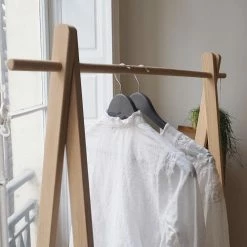 Arne Lykke Valets De Nuits Et Portants Portant En Chêne Naturel Bois Clair -Meubles d'appoint Soldes portant en chene naturel bois clair 2