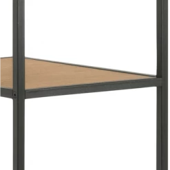 Meubles & Design Valets De Nuits Et Portants Portant Moderne Avec Penderie En Bois Et Métal -Meubles d'appoint Soldes portant moderne avec penderie en bois et metal 3