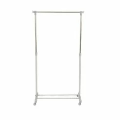 Compactor Valets De Nuits Et Portants Portant Vêtements à Roulettes H160cm -Meubles d'appoint Soldes portant vetements a roulettes h160cm 1