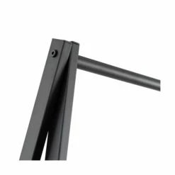 Wadiga Portemanteaux Et Patères Portant Vêtements Bois Et Métal Noir 1 étagère -Meubles d'appoint Soldes portant vetements bois et metal noir 1 etagere 2