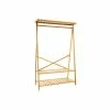 Wadiga Portemanteaux Et Patères Portant Vêtements En Bambou 3 étagères - 100x43x160cm -Meubles d'appoint Soldes portant vetements en bambou 3 etageres 100x43x160cm