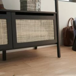 Mob In Valets De Nuits Et Portants Portant Vêtements En Bois Et Cannage Avec Placards -Meubles d'appoint Soldes portant vetements en bois et cannage avec placards 10