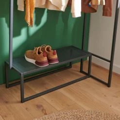 Mob In Valets De Nuits Et Portants Portant Vêtements En Métal Noir -Meubles d'appoint Soldes portant vetements en metal noir 10