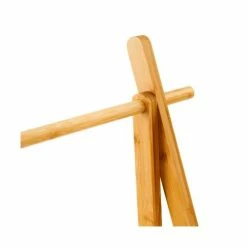 Wadiga Portemanteaux Et Patères Portant Vêtements Pliable En Bois De Pin Avec étagère - 76x46x150cm -Meubles d'appoint Soldes portant vetements pliable en bois de pin avec etagere 76x46x150cm 3
