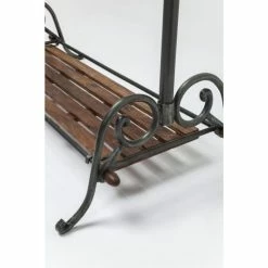 Kare Design Portemanteaux Et Patères Porte-manteau 12 Cintres En Acier Et Manguier -Meubles d'appoint Soldes porte manteau 12 cintres en acier et manguier 3