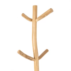 Meubles & Design Valets De Nuits Et Portants Porte-manteau 185cm En Bois De Frêne Clair -Meubles d'appoint Soldes porte manteau 185cm en bois de frene clair 2