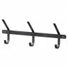Woood Valets De Nuits Et Portants Porte Manteau 3 Crochets En Métal Noir -Meubles d'appoint Soldes porte manteau 3 crochets en metal noir