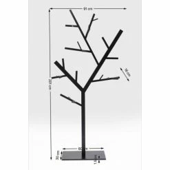 Kare Design Portemanteaux Et Patères Porte-manteau Arbre En Acier Noir H201 -Meubles d'appoint Soldes porte manteau arbre en acier noir h201 3