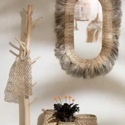 Bazar Bizar Portemanteaux Et Patères Porte Manteau En Bois De Teck Naturel -Meubles d'appoint Soldes porte manteau en bois de teck naturel 3