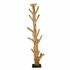 Zago Portemanteaux Et Patères Porte-manteau En Bois Recyclé Foncé De Mangrove