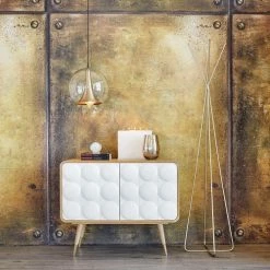 Maisons Du Monde Portemanteaux Et Patères Porte-manteau En Métal Doré Mat -Meubles d'appoint Soldes porte manteau en metal dore mat 1000 16 20 165086 3