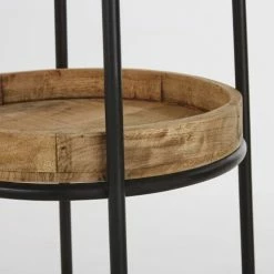 Maisons Du Monde Portemanteaux Et Patères Porte-manteau En Métal Noir Et Manguier -Meubles d'appoint Soldes porte manteau en metal noir et manguier 1000 3 31 215240 2