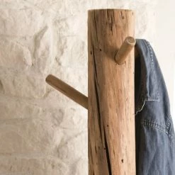 MACABANE Portemanteaux Et Patères Porte-manteau En Pin Recyclé -Meubles d'appoint Soldes porte manteau en pin recycle 2