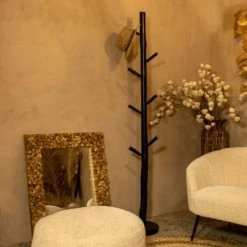 Now’s Home Portemanteaux Et Patères Porte Manteau En Teck H200cm -Meubles d'appoint Soldes porte manteau en teck h200cm 2