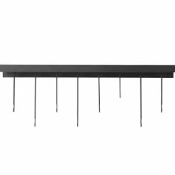 Design House Stockholm Valets De Nuits Et Portants Porte-manteau Mural Atelier Métal Noir 60x6x23 Cm -Meubles d'appoint Soldes porte manteau mural atelier metal noir 60x6x23 cm 1