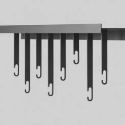 Design House Stockholm Valets De Nuits Et Portants Porte-manteau Mural Atelier Métal Noir 60x6x23 Cm -Meubles d'appoint Soldes porte manteau mural atelier metal noir 60x6x23 cm 4