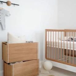 WOUD Portemanteaux Et Patères Porte-manteau Mural Chêne Naturel -Meubles d'appoint Soldes porte manteau mural chene naturel 2