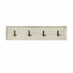 MOYCOR Portemanteaux Et Patères Porte-manteau Mural En Bois Blanc L85