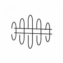 AYTM Portemanteaux Et Patères Porte Manteau Noir L51cm