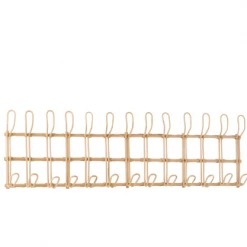 Meubles & Design Valets De Nuits Et Portants Porte Manteau Rotin 110cm 13 Crochets