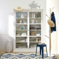 Maisons Du Monde Portemanteaux Et Patères Porte-manteau Tronc D'arbre En Eucalyptus Et Métal Blanc -Meubles d'appoint Soldes porte manteau tronc d arbre en eucalyptus et metal blanc 1000 15 37 146079 4