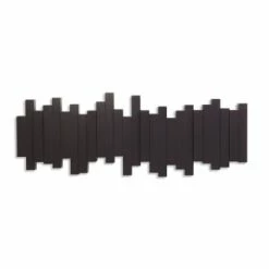 Umbra Portemanteaux Et Patères Porte Manteaux Barrettes Bois Noir -Meubles d'appoint Soldes porte manteaux barrettes bois espresso