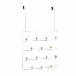 Umbra Meubles D'appoint Porte Manteaux Estique Métal Blanc