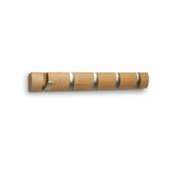 Umbra Meubles D'appoint Porte Manteaux Flip Hook Bois Naturel -Meubles d'appoint Soldes porte manteaux flip hook bois naturel 2