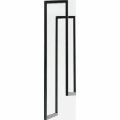 Custom Form Portemanteaux Et Patères Porte-manteaux Métal Noir 70x20x100cm -Meubles d'appoint Soldes porte manteaux metal noir 70x20x100cm 4